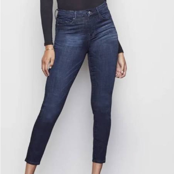 Good American Denim - ♦️ GOOD AMERICAN Good Waist crop Sz 10 jeans ankle crop EUC